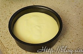 The practice measure of cake of light cheese of dough made with boiling water 15