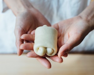 Milk biscuit coils the practice measure of cookbook of boreal vessel oven 14