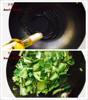 The flavour of food itself- - Qing Dynasty fries a variety of Chinese cabbage (add video cookbook) practice measure 2
