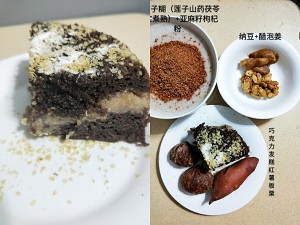 The practice measure of chocolate steamed sponge cake 7