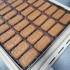 Cake of super and delicious Lang Ni of caramel biscuit cloth, the practice move that heat sells a fund 8