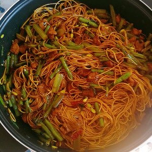 Mom's flavour - Henan evaporate noodle (face of fabaceous role boil in a covered pot over a slow fire / bittern face) practice measure 11