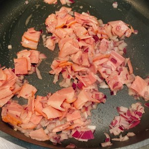 The practice step that looks face of very solemn Italian butter seafood 17