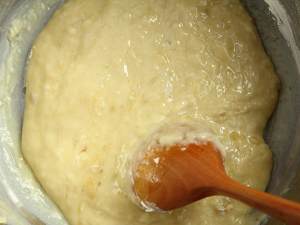 The practice measure of simple banana cake 3
