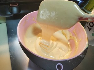 油っぽい無水パチパチの小さなケーキがない練習対策5 