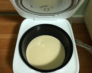 Electric rice cooker makes cake (super and loose cotton cake) practice measure 8