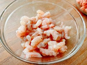 The practice measure of wonton of arenaceous boiler of pork of shelled fresh shrimps 1