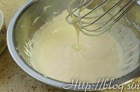 The practice measure of cake of light cheese of dough made with boiling water 7