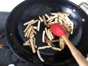 Small sweet Qin fries flat pointed bamboo shoot the practice measure of smoked bean curd 3