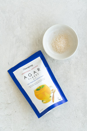 The practice measure of the almond curd that wipe tea 1