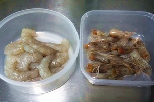 The practice measure of seafood chow mien 2