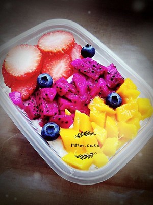 The practice measure of the cake of box of handy messtin fruit of simple quick worker 19
