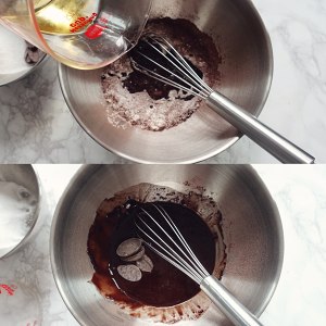 The practice measure of cake of cocoa of ancient early taste 2