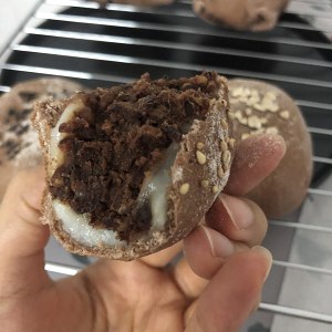 The practice move that the novice makes bread of pure black whole wheat 7