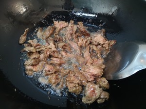 The practice measure of noodles served with soy sauce of too oily meat 4
