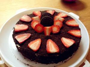 Aoliao the practice measure of fruit butter cake 21