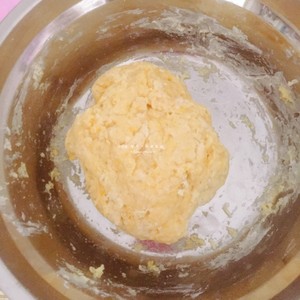 Manual knead dough, the practice measure of biscuit of sweetened bean taste 3