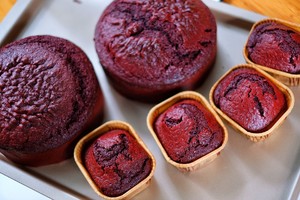 Cake of cheese of red plush cream [improved recipe / measure exceeds detailed] practice measure 2