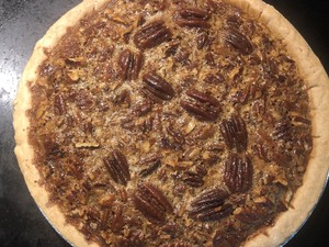 The practice measure of Pecan Pie of clique of fruit of green jade root 5