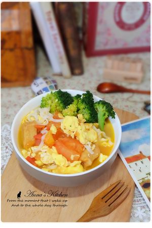 The practice measure of the tomato egg face with super delicious tasty 12