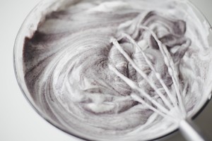 The practice measure of cake of evaporate of appetizing black rice 8