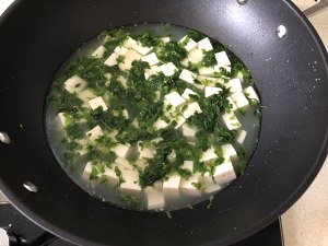 セイヨウセロリの葉の豆腐の濃厚スープの実践測定4
