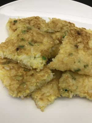 The practice measure of egg rice cake 8