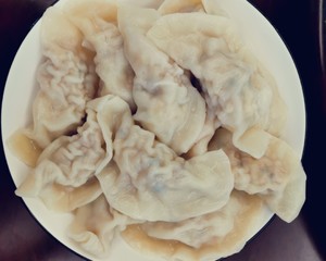 Stuffing of Chinese cabbage dumpling (simple delicious) practice measure 9