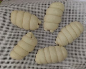 ウールキャタピラー蒸しパン（発酵）練習対策6