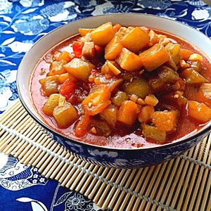 The practice measure of man of tomato braise eggplant 11