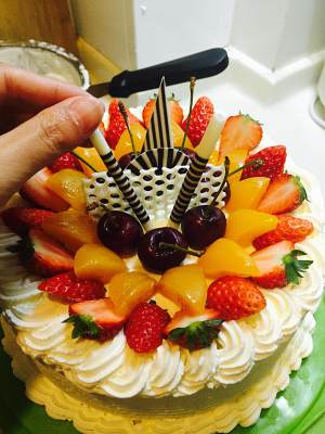Fruit butter [birthday cake] practice measure 20