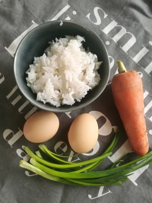 Quick worker breakfast... the practice measure of rice egg cake 1