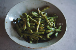 The practice measure of kidney bean of dry stir-fry before stewing 5