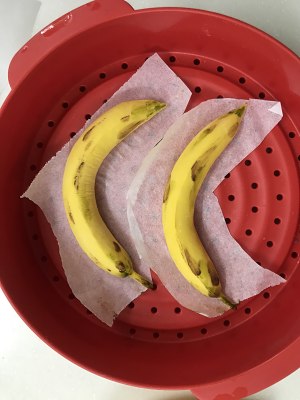 Cartoon steamed bread - the practice measure of pictographic banana steamed bread 7