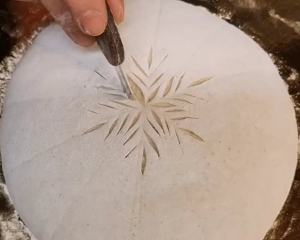 The practice measure that Europe includes snowflake of Christmas of tutorial of the video that cut a package 10