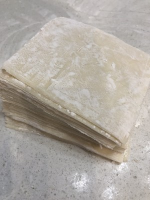 Wonton skin (machine of face of hand dynamic pressure) the practice measure of the makings that contain stuffing 5