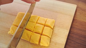 Yellow moon cake of grandma drifting a heart (without Ji Shifen / change syrup version) [graceful feed rude language] practice measure 5
