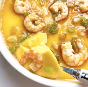 Super tender the practice measure that slippery shelled fresh shrimps stews an egg 10
