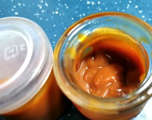 The practice measure of caramel sauce 11