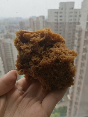Steamed sponge cake of perfect brown sugar (make noodles or vermicelli made from bean or sweet potato starch without bubble, 