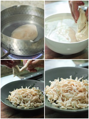 The practice measure of cool face of silk of sesame paste chicken 2
