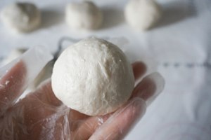 Need not the practice measure with the crisp shredded coconut stuffing of knead dough 7