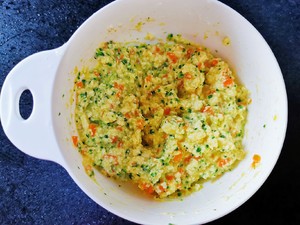 Darling complementary feed, the practice measure of cake of bean curd vegetable 5