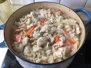 Dumpling of decoct of flesh of thin element of carrot tremella fertilizer (fried dumpling of clean element Shanghai) (wait for correct, do not do) practice measure 4