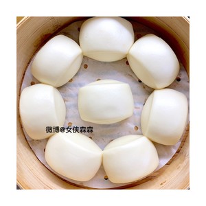 Exquisite and smooth ferment the practice measure of milk steamed bread 16