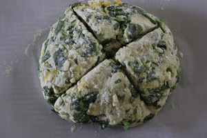 The practice measure of bake of · of health of Piao of biscuit of wave of red of spinach pumpkin cheese 6