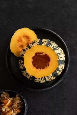 Former the practice measure of a pumpkin    meal 1