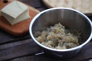 The practice measure of wonton of element of pickled Chinese cabbage 1