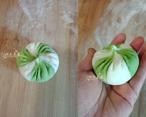 Spinach vermicelli made from bean starch is wrapped (ferment fast edition) practice measure 8