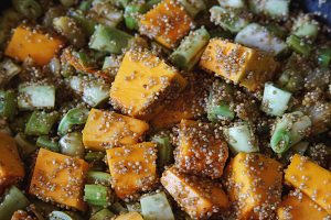 Talk about a day to make food 006 express graceful the practice measure of meal of pumpkin goosefoot wheat 11